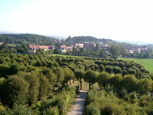 Herrnhut vom Hochaltan aus