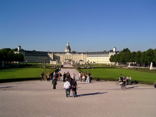 Fächer des Karlsruher Schlosses