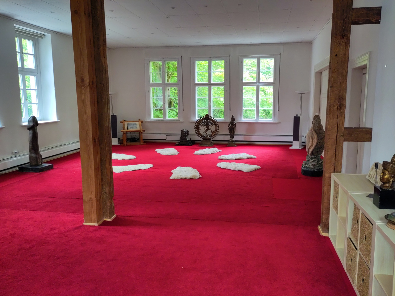 Tempel mit Teppichboden